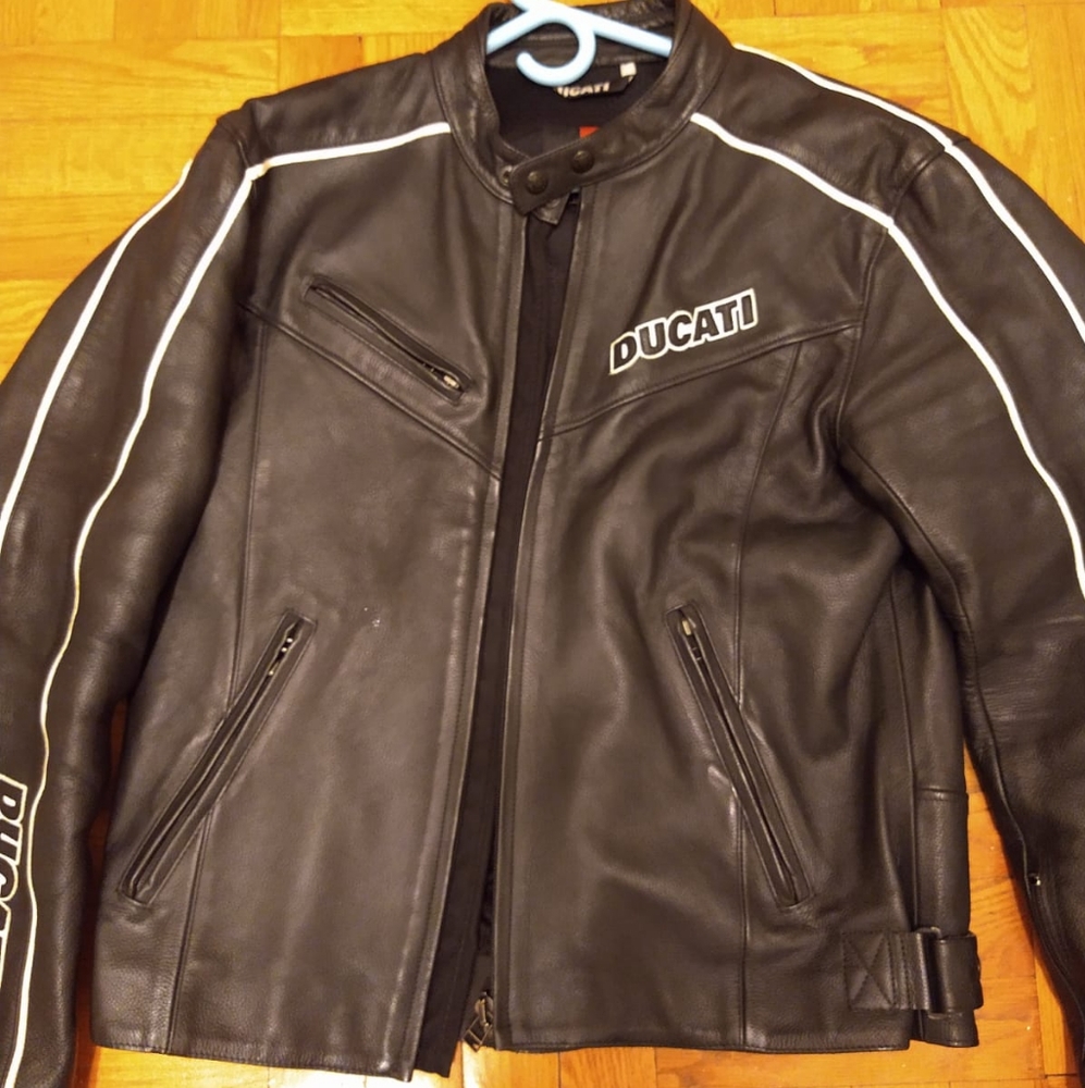 Ducati Leather Dainese Jacket Black/Size 54